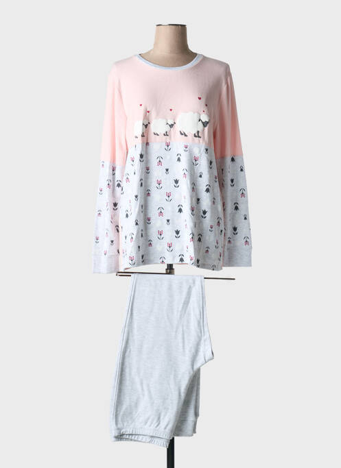 Pyjama rose MASSANA pour femme