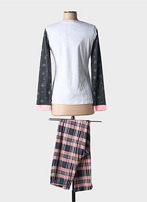 Pyjama tissage jersey gris MASSANA femme