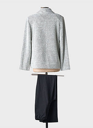 Ensemble pantalon fermeture zippée au dos gris EGATEX femme