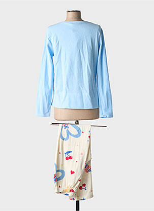 Pyjama tissage jersey bleu MASSANA femme