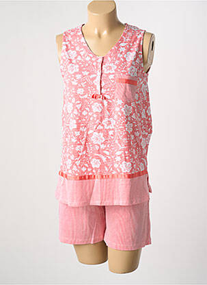 Pyjama tissage jersey rose EGATEX femme