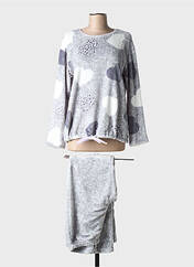 Pyjama gris MASSANA pour femme seconde vue