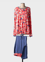 Pyjama orange MASSANA pour femme seconde vue