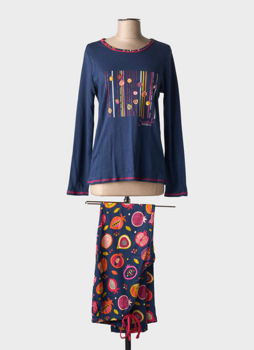 Pyjama bleu MASSANA pour femme