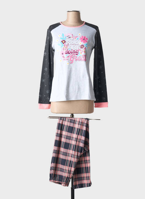 Pyjama gris MASSANA pour femme