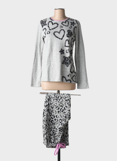 Pyjama gris MASSANA pour femme
