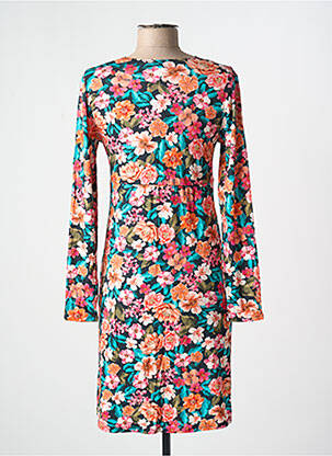 Chemise de nuit imprimé fleurs noir ANTIGEL femme