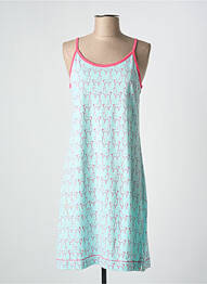 Nuisette/combinette col rond bleu REBELLE femme