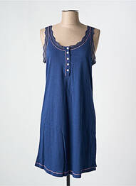 Nuisette/combinette col rond bleu MASSANA femme