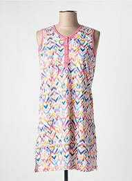Chemise de nuit col v blanc MASSANA femme