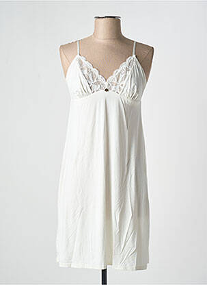 Nuisette/combinette stretch blanc ANTIGEL femme