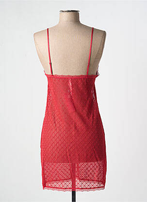 Nuisette/combinette légère et transparente rouge ANTIGEL femme