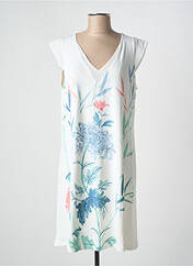 Chemise de nuit blanc EGATEX pour femme seconde vue