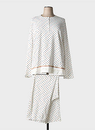 Pyjama blanc EGATEX pour femme