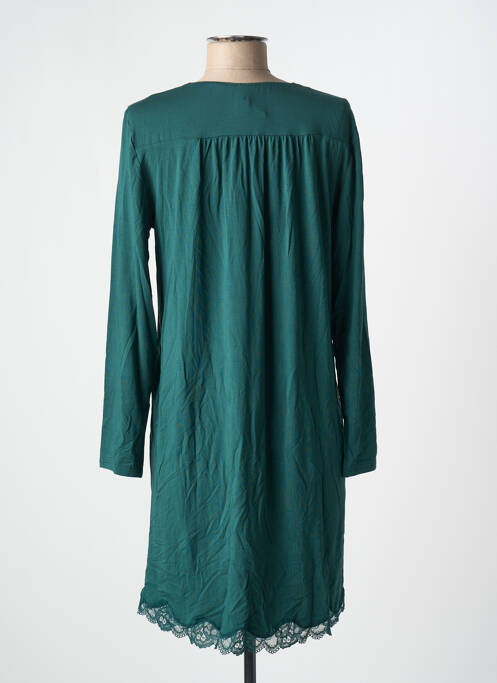 Chemise de nuit manches longues vert ANTIGEL femme