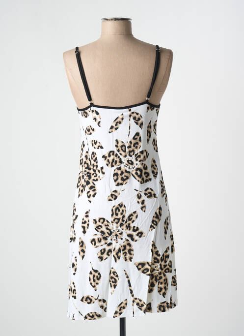 Nuisette/combinette manches bretelles ajustables blanc EGATEX femme