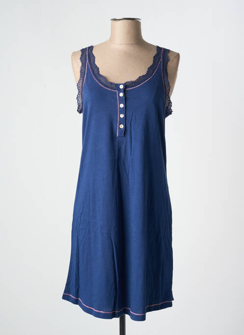 Nuisette/combinette col rond bleu MASSANA femme