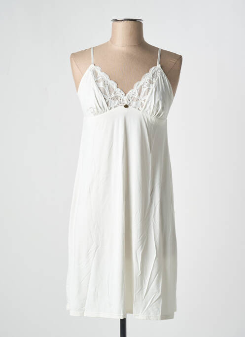 Nuisette/combinette stretch blanc ANTIGEL femme