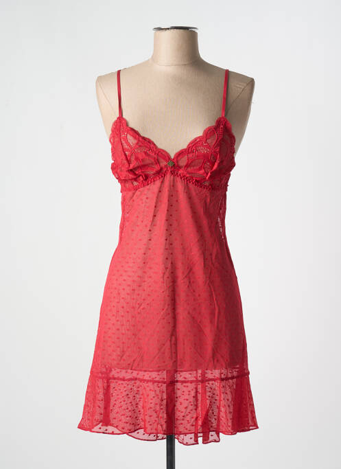 Nuisette/combinette stretch rouge ANTIGEL femme