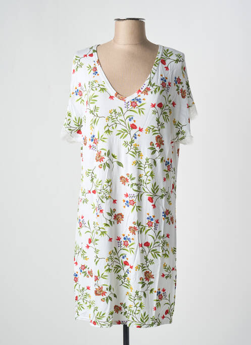 Chemise de nuit blanc ANTIGEL pour femme