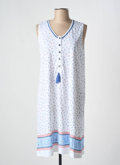 Chemise de nuit blanc EGATEX pour femme