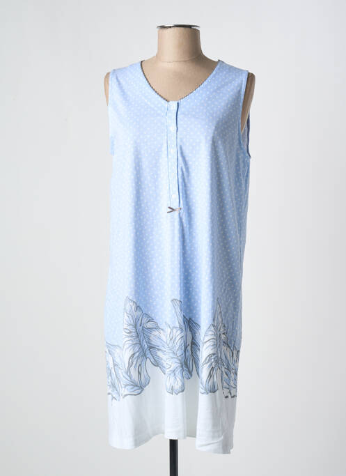 Chemise de nuit bleu EGATEX pour femme