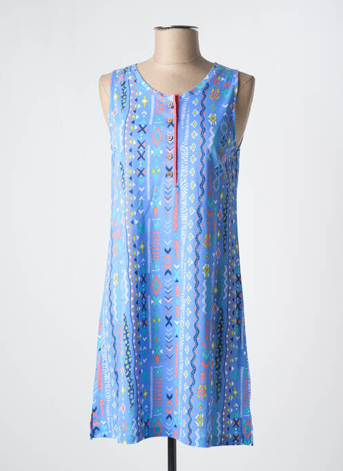 Chemise de nuit bleu MASSANA pour femme