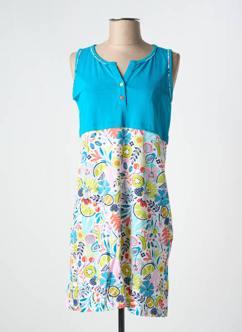 Chemise de nuit bleu MASSANA pour femme