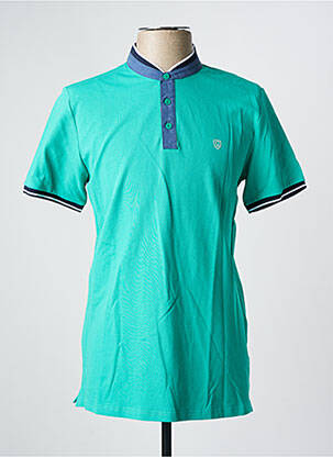 Polo coupe droite manches courtes vert CAMBRIDGE homme