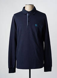 Sweat-shirt manches longues manches longues bleu fonce CAMBRIDGE homme