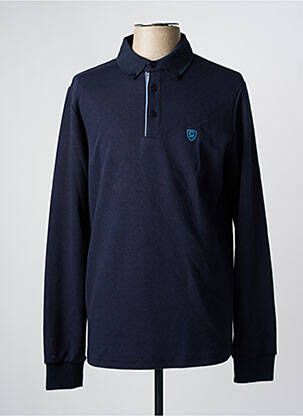 Sweat-shirt manches longues manches longues bleu fonce CAMBRIDGE homme