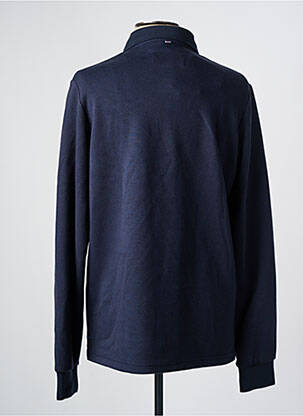 Sweat-shirt manches longues manches longues bleu fonce CAMBRIDGE homme