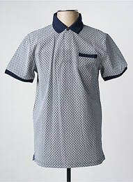 Polo stretch manches courtes noir CAMBRIDGE homme