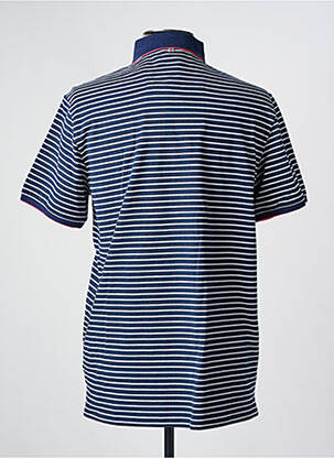 Polo stretch manches courtes bleu CAMBRIDGE homme