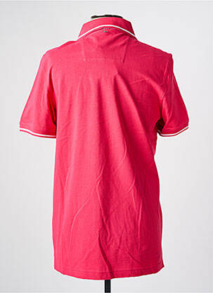 Polo stretch manches courtes rouge CAMBRIDGE homme
