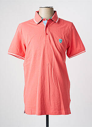 Polo stretch manches courtes orange CAMBRIDGE homme