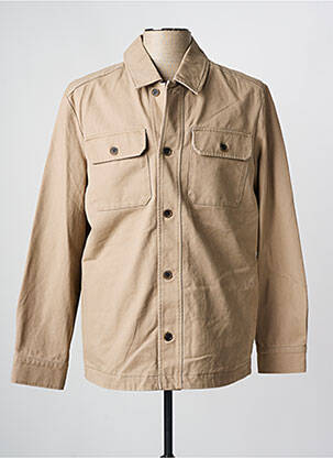 Veste casual fermeture boutonnée sur le devant beige CAMBRIDGE homme