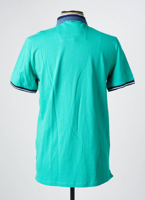 Polo coupe droite manches courtes vert CAMBRIDGE homme
