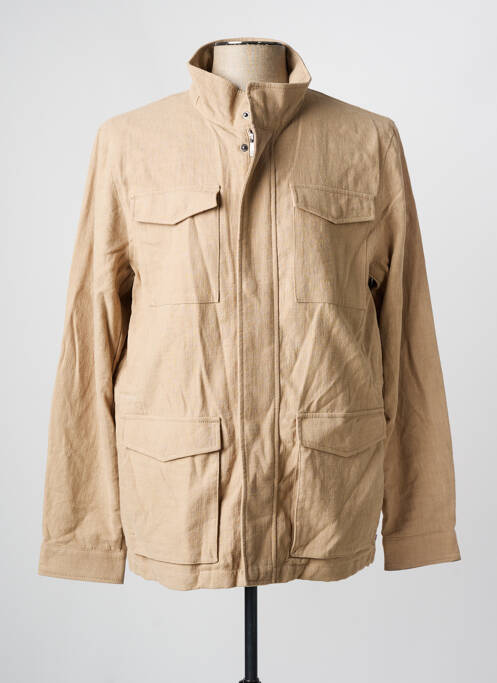 Veste casual coupe droite beige CAMBRIDGE homme