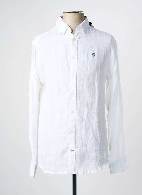 Chemise manches longues blanc CAMBRIDGE pour homme