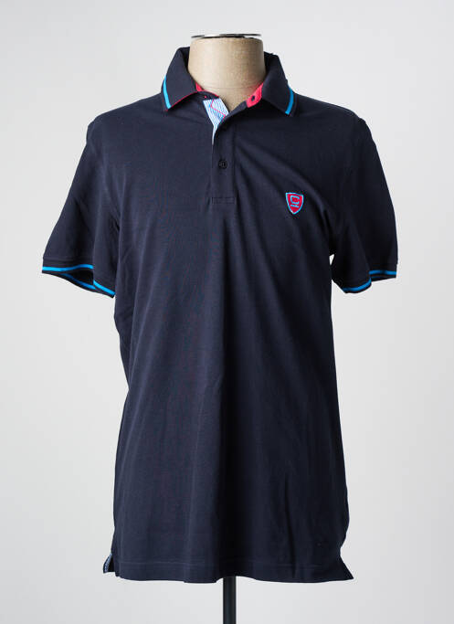 Polo noir CAMBRIDGE pour homme