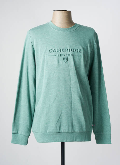 Sweat-shirt vert CAMBRIDGE pour homme