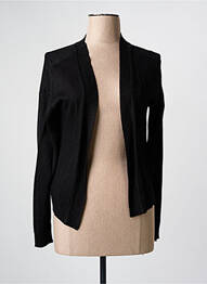 Gilet manches longues col v noir JULIE GUERLANDE femme