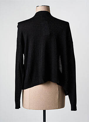 Gilet manches longues col v noir JULIE GUERLANDE femme