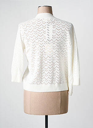 Gilet manches longues manches longues blanc JULIE GUERLANDE femme