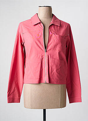 Veste casual coupe droite rose JULIE GUERLANDE femme