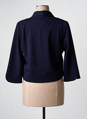 Blazer col châle bleu JULIE GUERLANDE femme