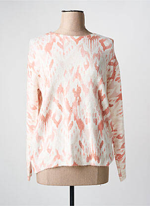 Pull coupe droite manches longues beige JULIE GUERLANDE femme