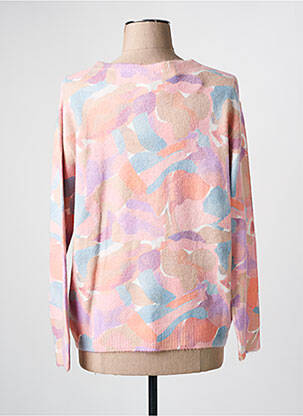Pull coupe droite manches longues beige JULIE GUERLANDE femme