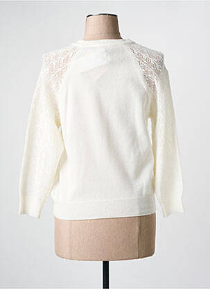 Pull coupe droite manches longues beige JULIE GUERLANDE femme